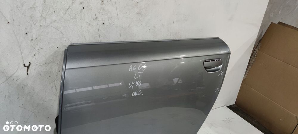 DRZWI LEWY TYŁ AUDI A6 C6 LY7G SEDAN AVANT ! - 4
