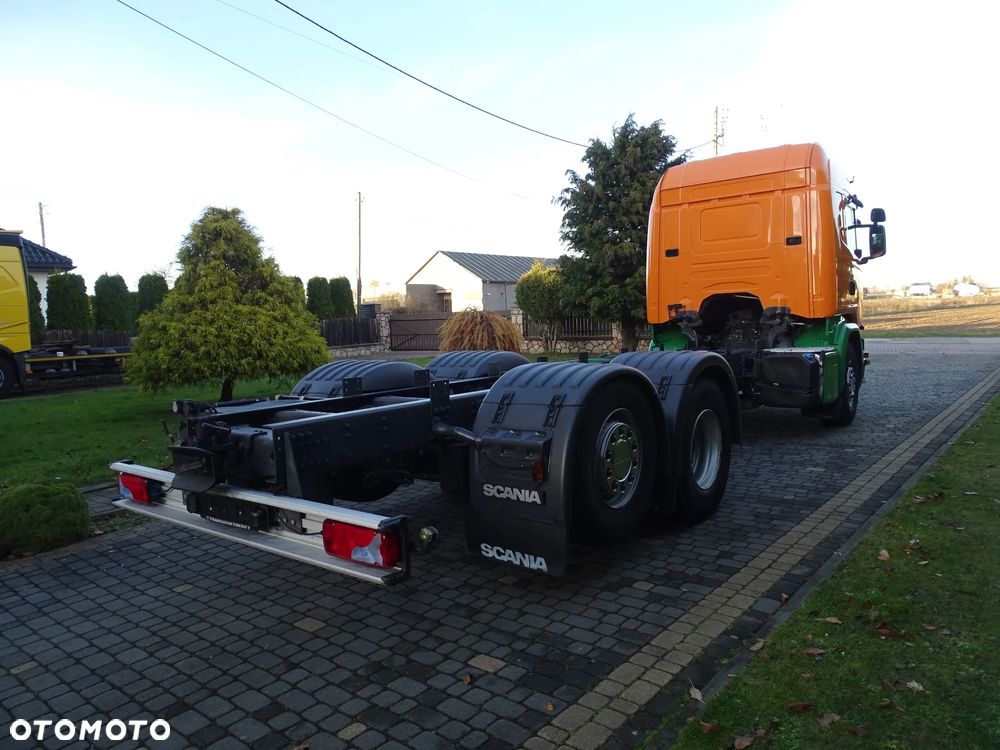 Scania G 410 / RAMA DO ZABUDOWY / EURO 6 / OŚ SKRĘTNA / PTO / Z NIEMIEC / - 4