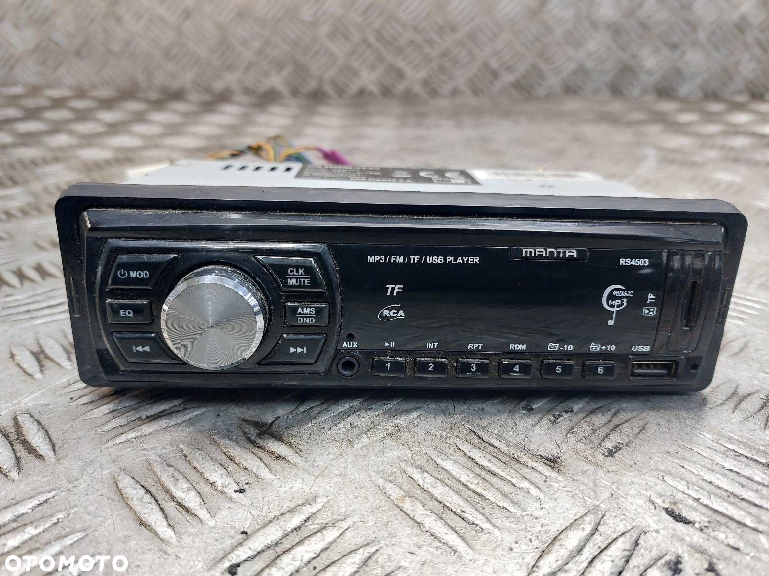RADIO ODTWARZACZ SAMOCHODOWY 1 DIN MANTA RS4503 - 1