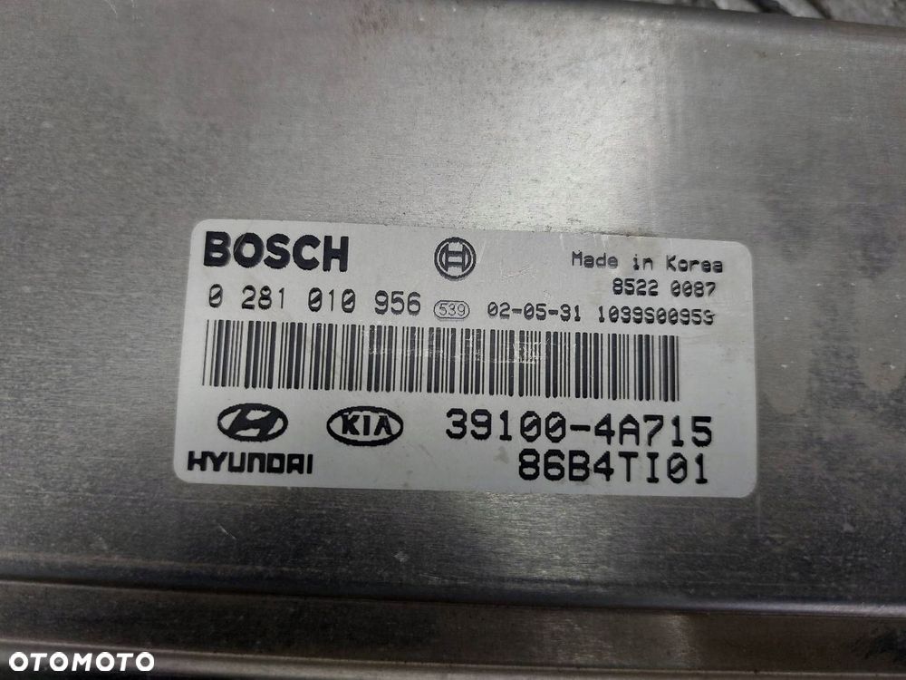 ZESTAW STARTOWY KIA SORENTO I 2.5 CRDI 39100-4A715 0281010956 - 2