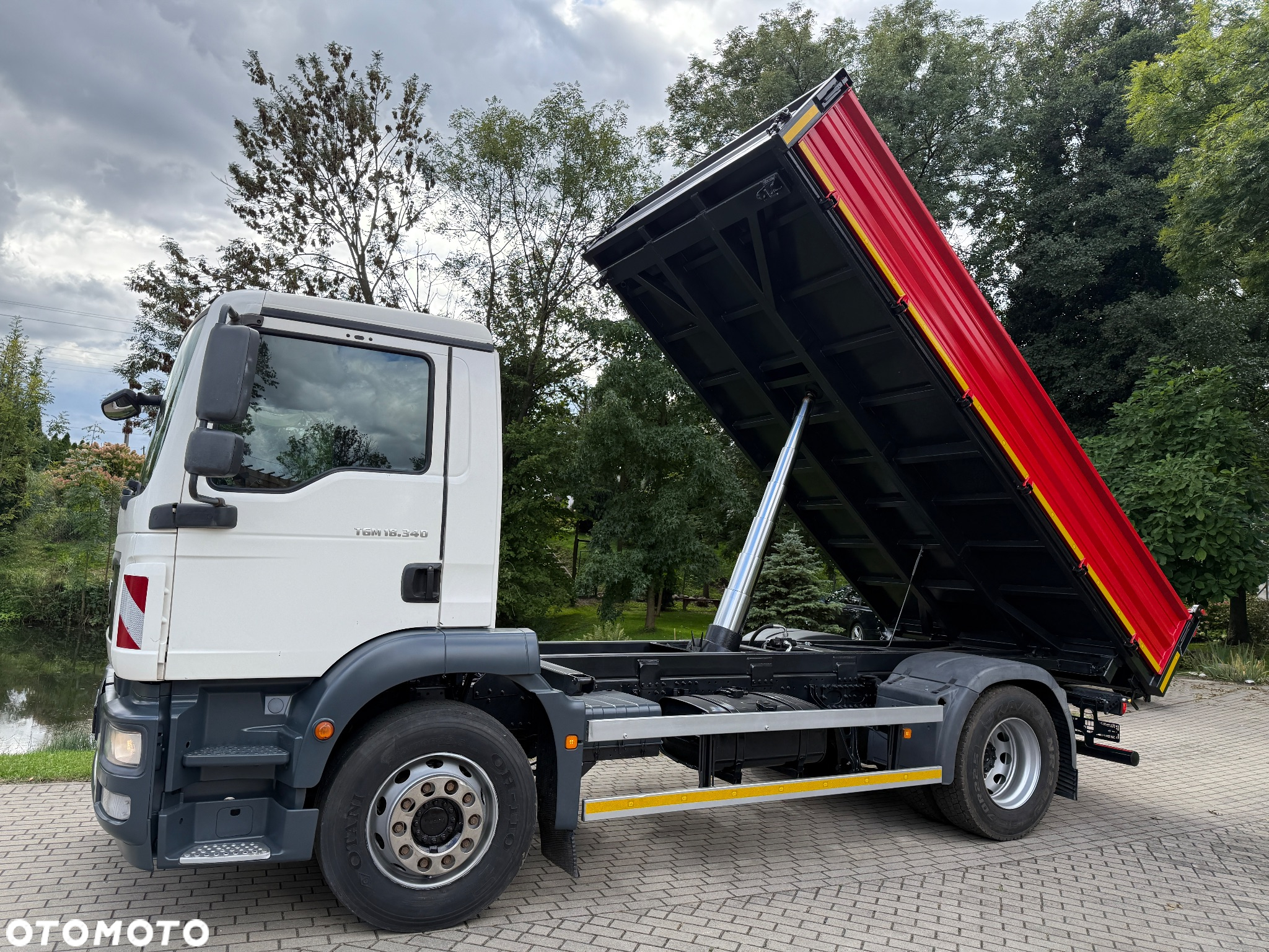 MAN TGM 18.340 / wywrotka / 3 stronny kiper / EURO 5 / SPROWADZONY - 8