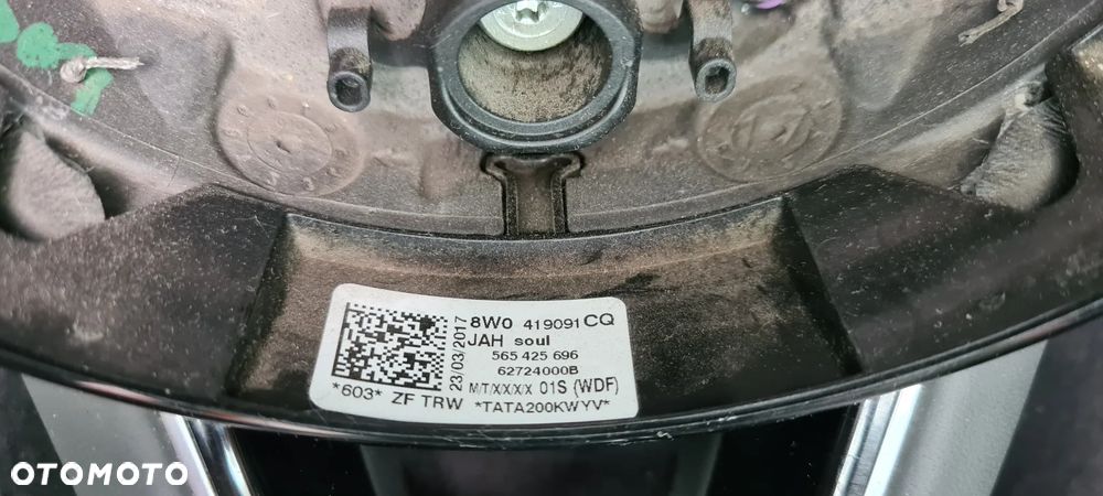 AUDI A4 B9 A5 KIEROWNICA S-LINE AUTOMAT ŁOPATKI 8W0419091CQ - 11