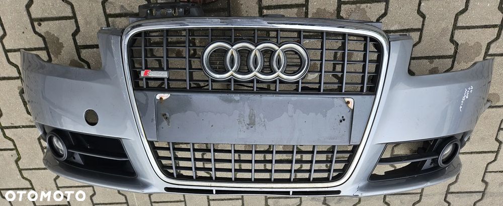 Audi A4 B7 zderzak przód przedni grill - 1