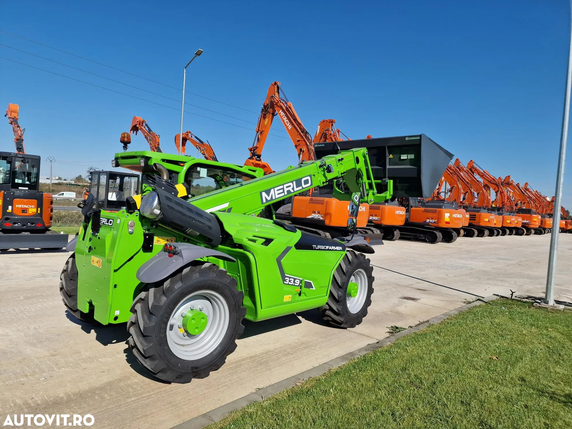Merlo TF33.9-140CP, ridica 3,3t la 9m, 2024, nefolosit, cupla rapida+furci+cupa 2,5mc, AC, produs in Italia, CE, garantie 1 an, posibilitate leasing-PROMOTIE 83900 EUR+Tva - 23