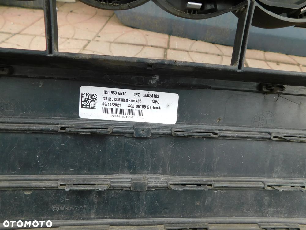 audi A6 C8 grill s-line kolor black radar nr M5471 WYSYŁKA - 6
