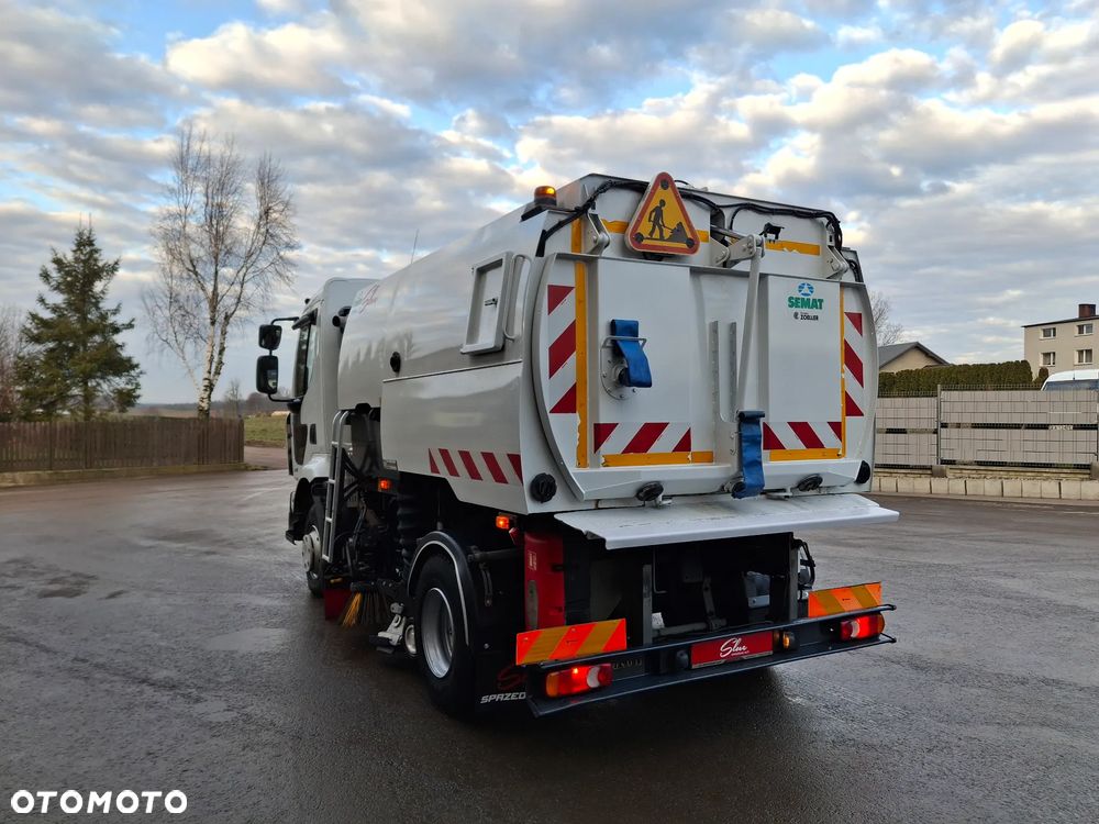 Renault Midlum 220 DXI Zamiatarka SEMAT Zoeller Johnston Szczotki L/R Obie Strony 2013r Napęd Hydrostat 113 tyś Kilometrów - 3