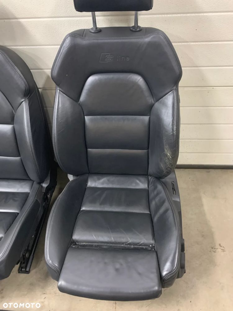 fotele fotel boczki podłokietnik sline skórzane A6 C6 FL Lift kombi - 8