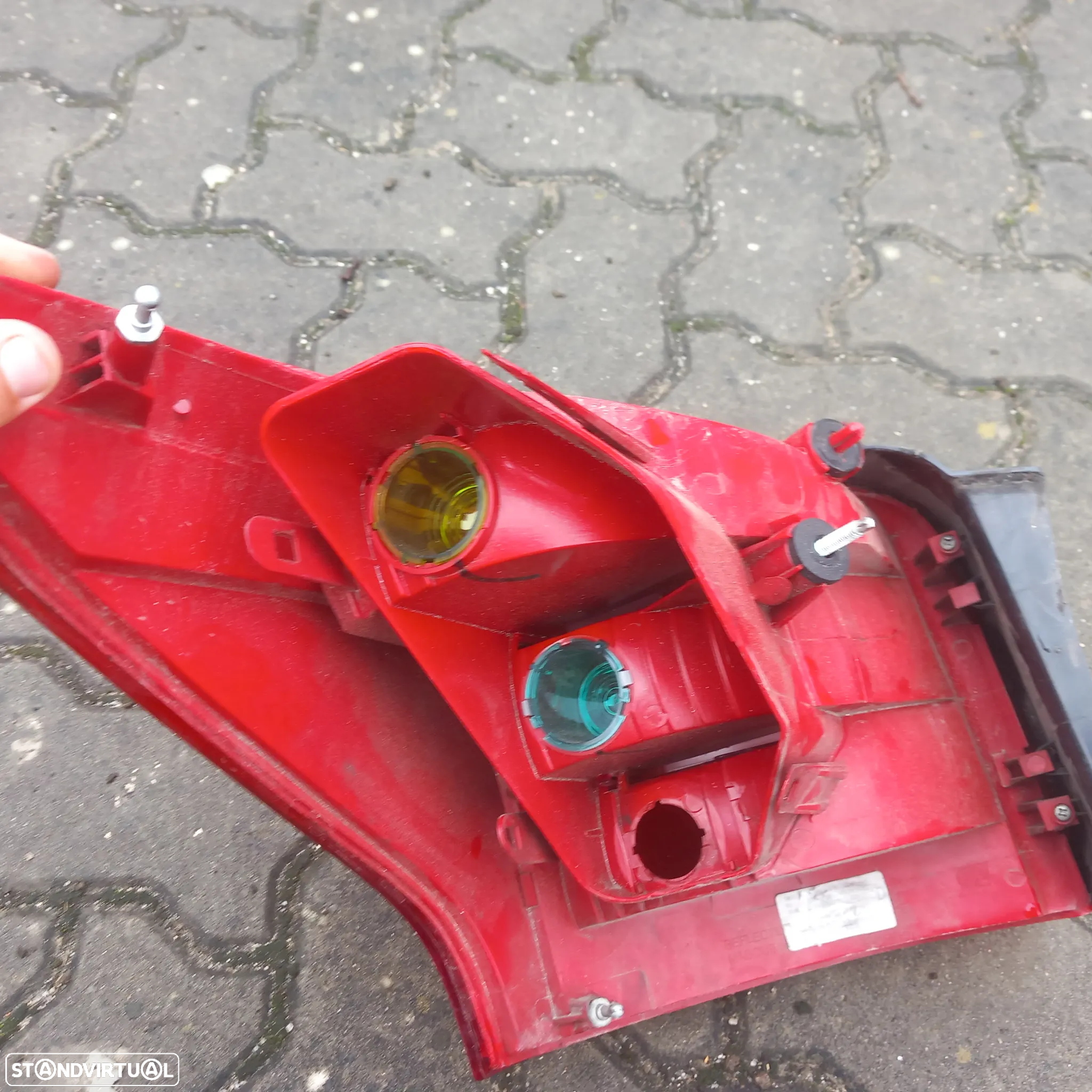 Farol traseiro lado passageiro peugeot 407 sw - 3