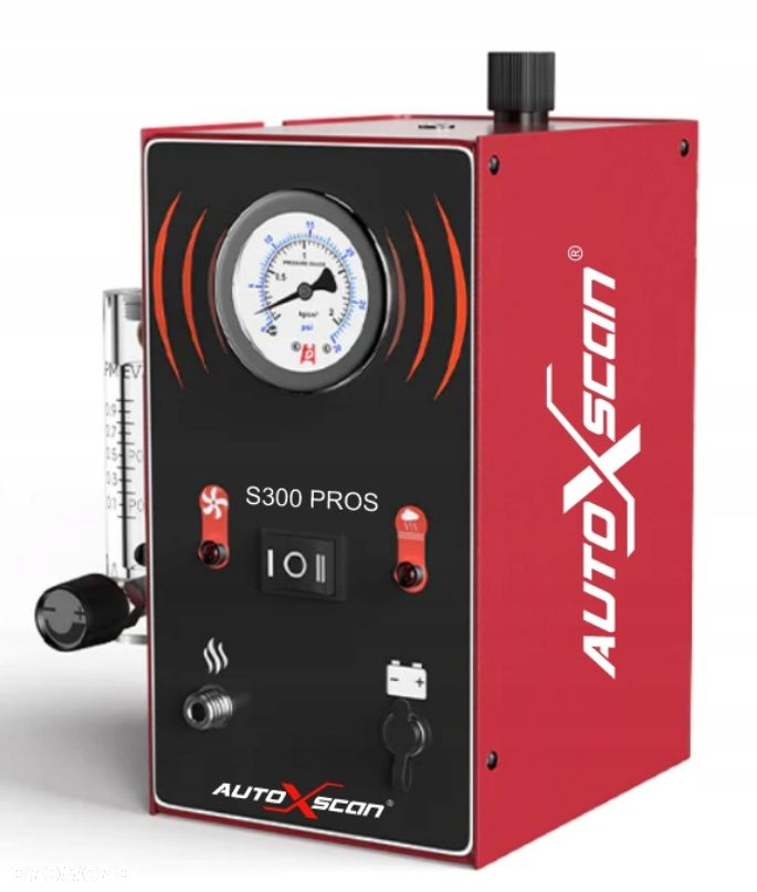 GENERATOR DYMU S300 PROS TESTER SZCZELNOŚCI ZADYMIARKA+ADAPTERY+MANOMETR - 4