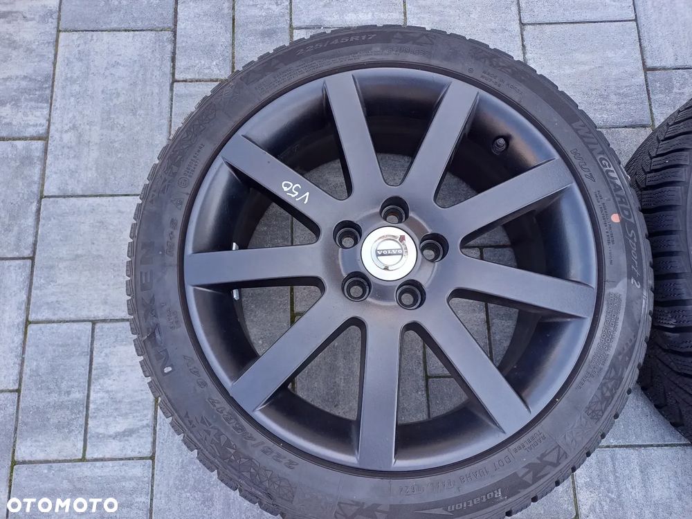 FELGI Z OPONAMI KOŁA ALUMINIOWE VOLVO V50 I R17 5X108 ET49 63,4mm OPONY 225/45 ZIMA 2024r NR15 - 4