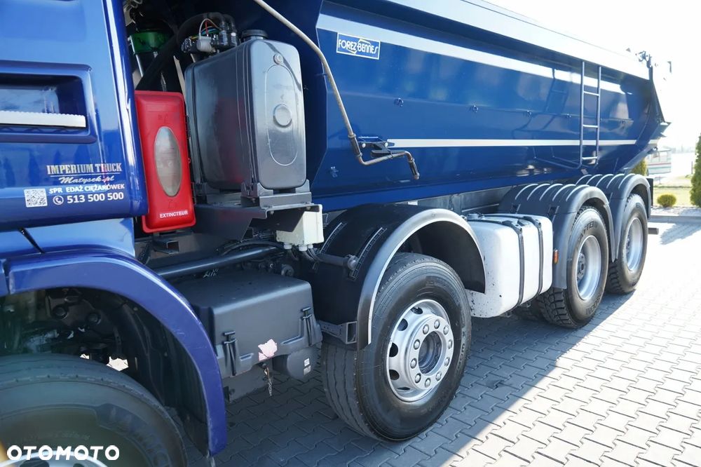 Scania G 490 / 8x4 / WYWROTKA TYLNOZSYPOWA /  HYDROKLAPA / PLANDEKA AUTOMATYCZNA / AUTOMAT / EURO 6 - 17