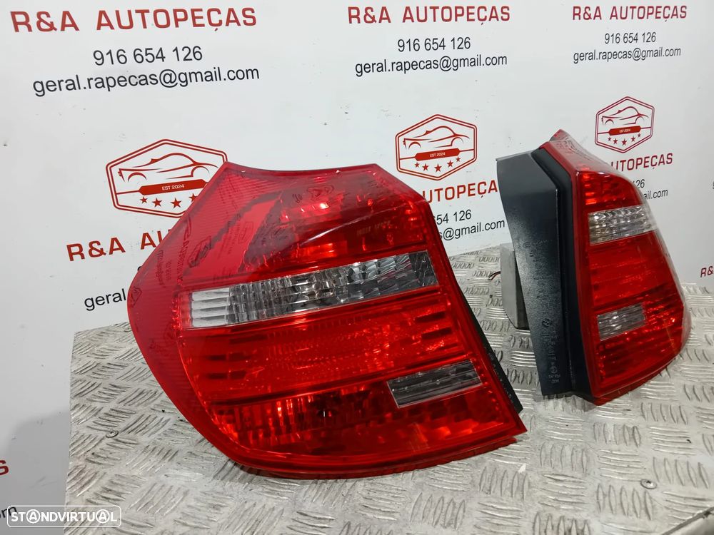 Farolins Trás Traseiro Direito Bmw Série 1 E81 E87 Originais - 1