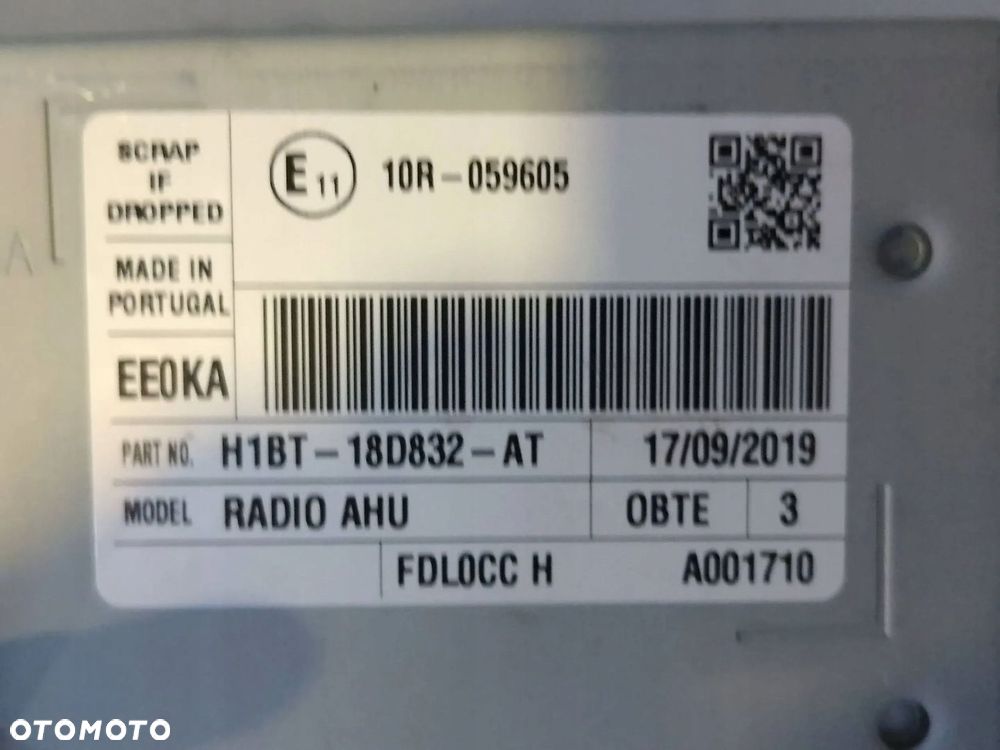 FORD FIESTA MK8 RADIO H1BT18D832AT - 4