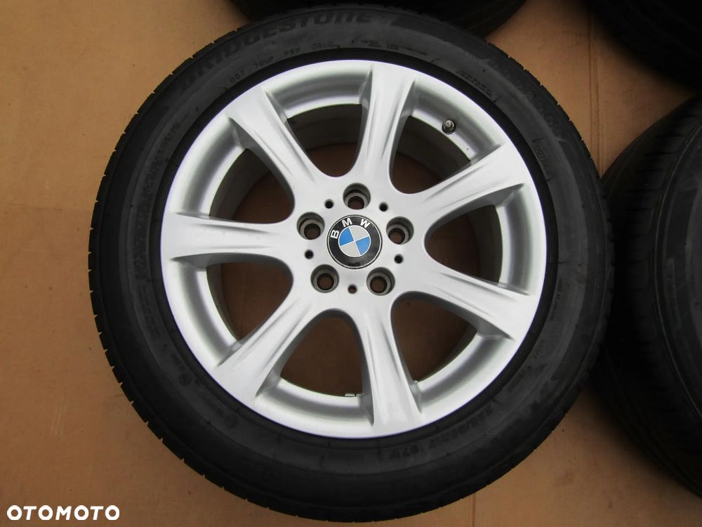 4 x Felgi Aluminiowe Koła 17 BMW 3 E90 E91 E92 E93 1 E87 8 j 5x120 ET34 piasta 72,6 mm + Opony 225/55 17 Bridgestone 7,5 mm Letnie - 10