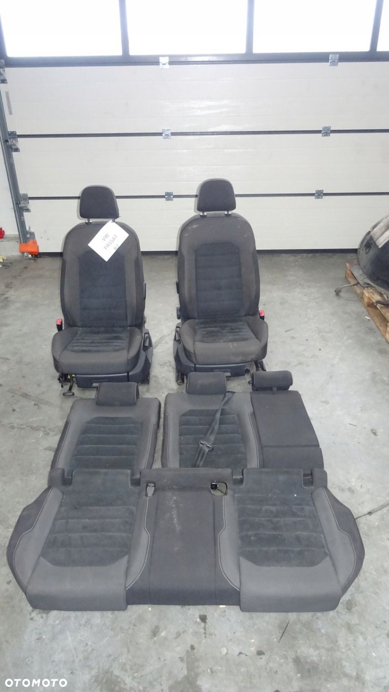 Fotele kanapa Passat B7 kombi alcantara - 1