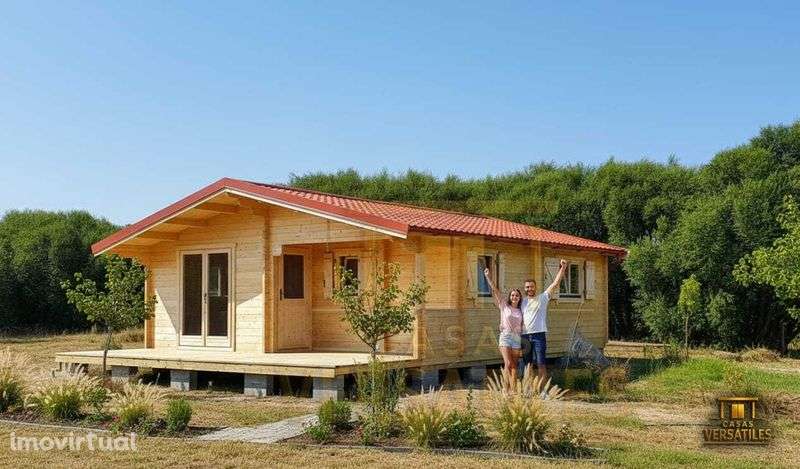 Casa de Madeira NOVA T2 – transporte + Montagem - Grande imagem: 5/11