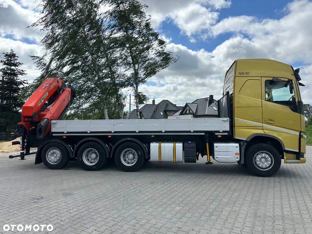 Volvo FH 540 8x4 Tridem duży dźwig 12ton żuraw do szamb kontenerów - 3