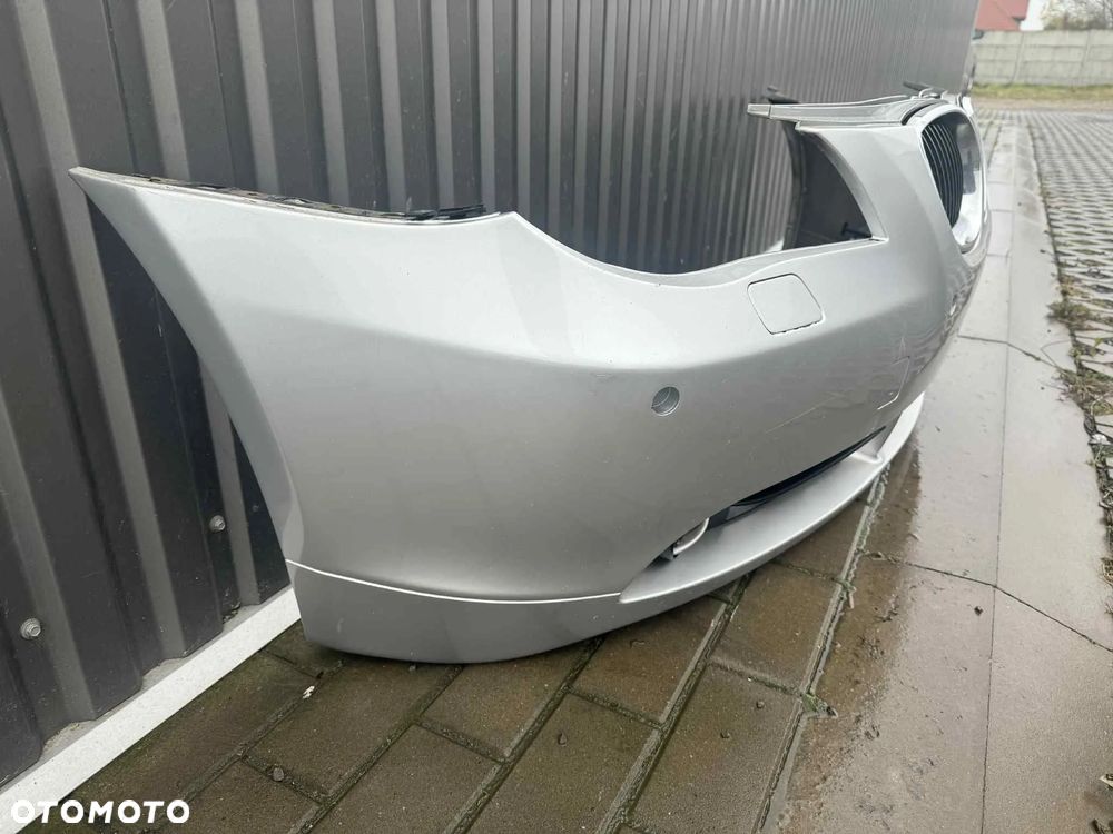 BMW 5 E60 E61 Zderzak Przód Przedni Kompletny 4xPDC Spryskiwacze Halogeny 354 - 3