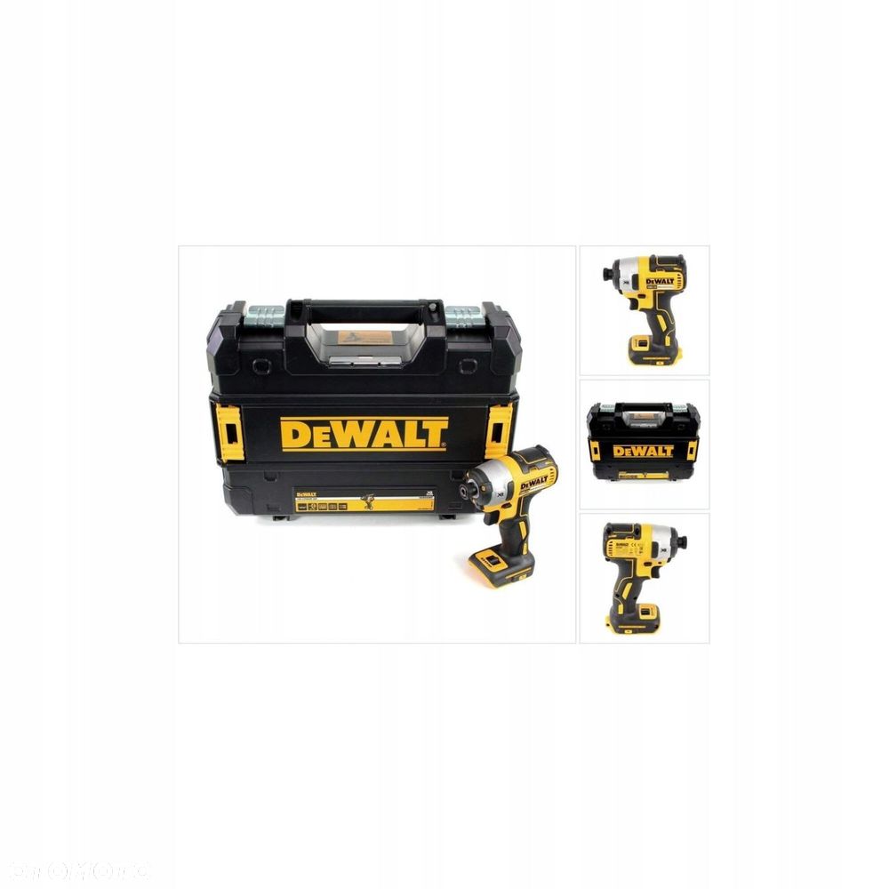 DEWALT DCF887NT KLUCZ ZAKRĘTARKA UDAROWA 18V 205NM LED SKRZYNKA WALIZKA - 4