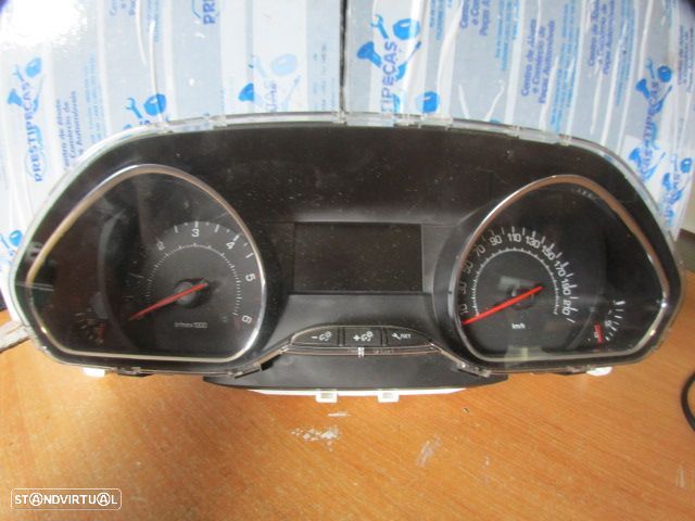 Quadrante 980540048000 769167080U PEUGEOT 208 2014 1.4HDI 70CV 5P BRANCO KM/H  DIGITAL PEUGEOT 208 2015 1.6HDI 92CV 5P BRANCO  KM/H DIGITAL - 1