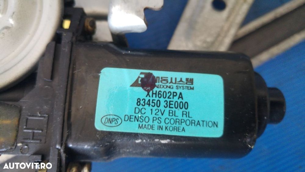 macara cu motoras usa stanga spate kia sorento 2002-2009 834503e000 - 2