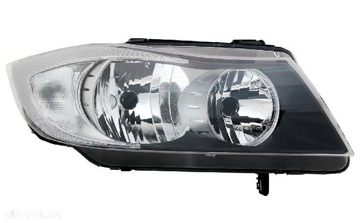 Far Bmw Seria 3 (E90/E91), 11.2004-08.2008, fata, Dreapta, Tip= ZKW; H7+H7+PY21W+W5W; electric; negru; fara motoras, Taiwan - 1