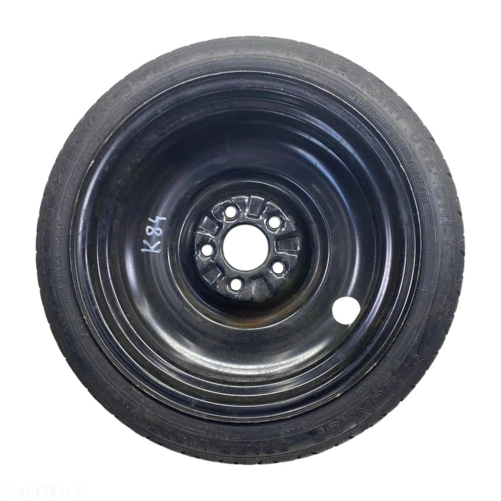 KOŁO DOJAZDOWE 125/70R16 5X114.3 HYUNDAI I30 KIA CEED MAZDA 3 6 OE - 4
