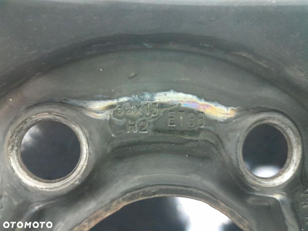 SKODA FABIA III NJ LIFT FELGA STALOWA 6JX15 5X100 ET 38 6C0601027F - 4