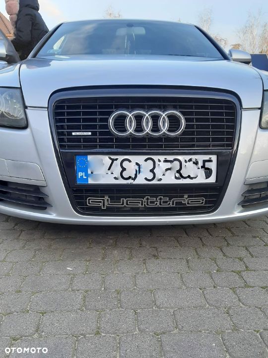 Emblemat QUATTRO Logo Napis 100% Stal Nierdzewna AUDI Gril Atrapa - 9