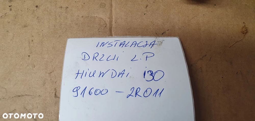 Wiązka instalacja drzwi lewy przód Hyundai I30 I Lift 91600-2R011 - 10