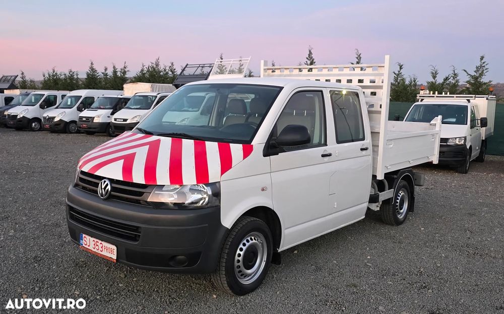 Volkswagen TRANSPORTER face lift 2.0 tdi, 140cp,  186.200 km,           basculabil 3.2t original,  07/2012 (serie 2013).  (factura cu TVA, SEAP , finantare PJ, rate PF - 39