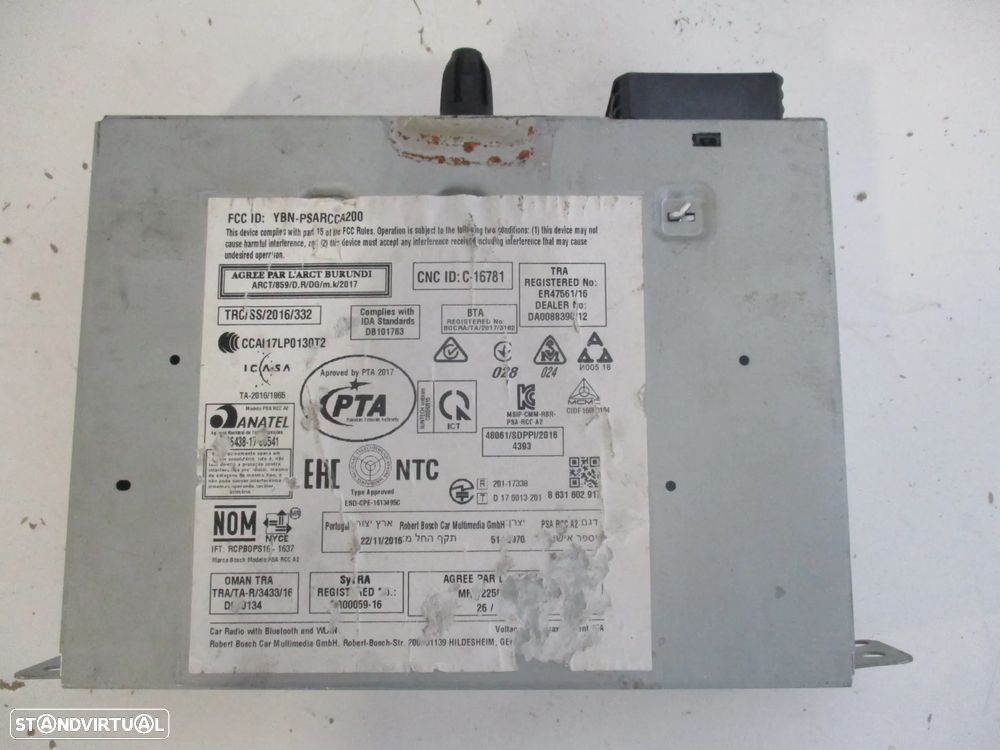 Modulo Radio e Navegação citroen C3 - 4