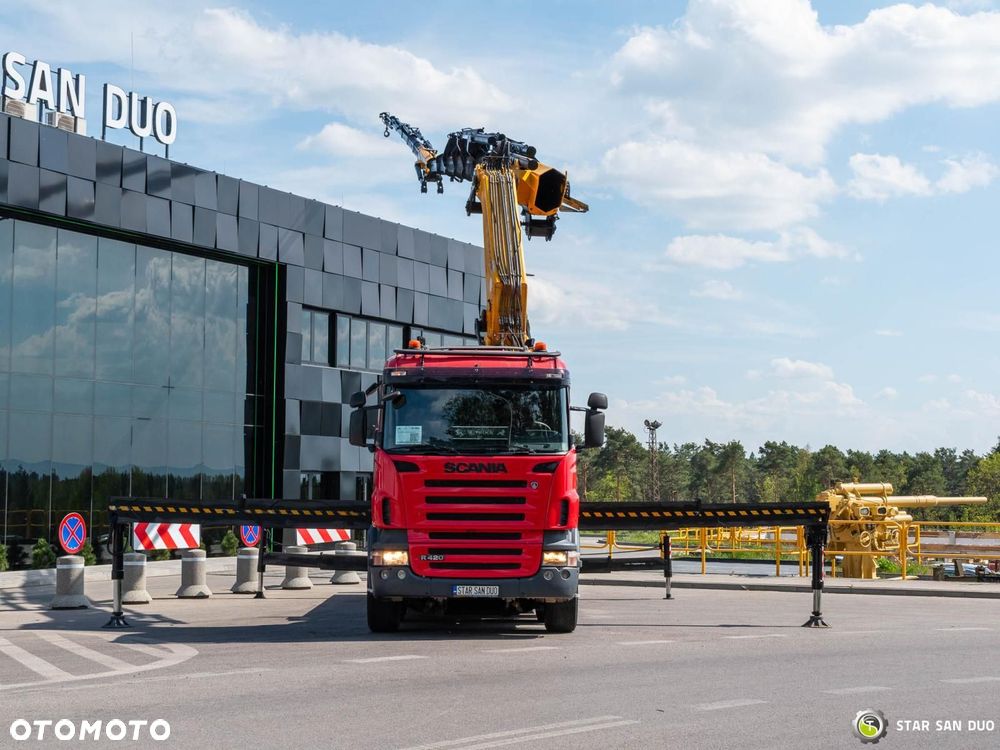 Scania R420 8x2 FASSI F1100AXP HDS Żuraw Fly Jib - 7