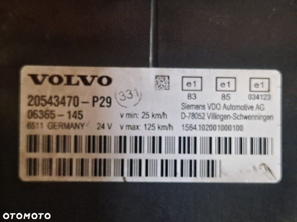 20543470-P29 Licznik ZEGAR VOLVO VDO FH FM - 2