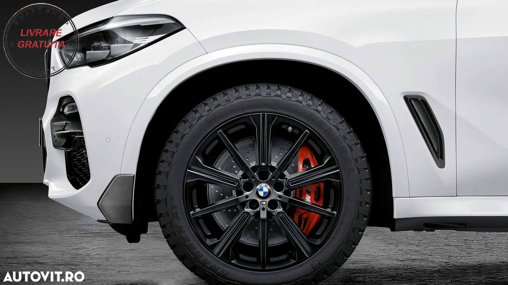Pachet Exterior Aero Prelungire Bara Fata si Difuzor BMW X5 G05 (2018-2022) M Perf- livrare gratuita - 18