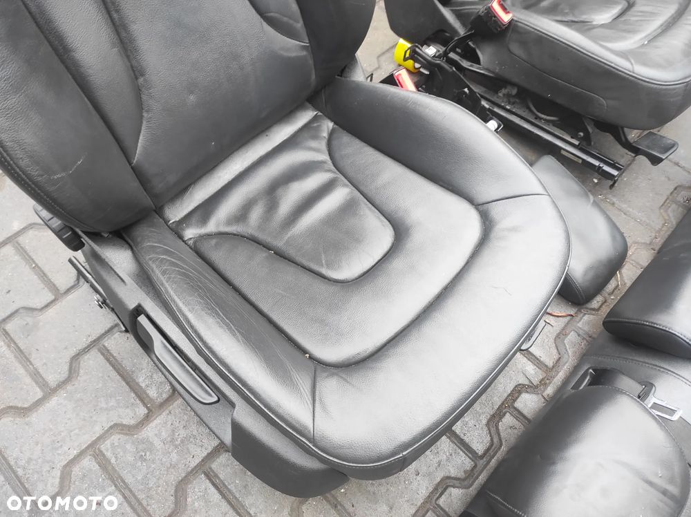 AUDI A4 B8 SEDAN FOTELE SKÓRZANE SKÓRA PODGRZEWANE KOMPLET WYSYŁKA !!!! - 9