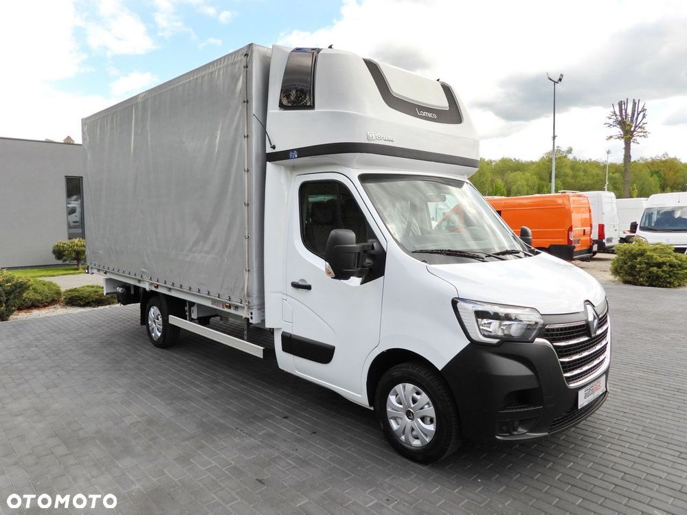 Renault MASTER  PLANDEKA 10 PALET WEBASTO TEMPOMAT LEDY PNEUMATYKA KLIMATYZACJA  165KM - 5