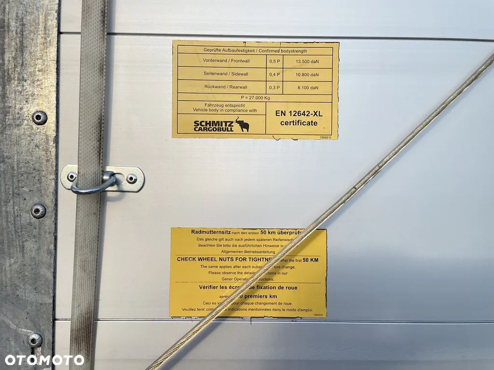 Schmitz Cargobull STANDARD / 2018 / OŚ PODN./ PALECIARA / MULTILOCK / CERT.XL / SALON / STAN IDEALNY / - 15