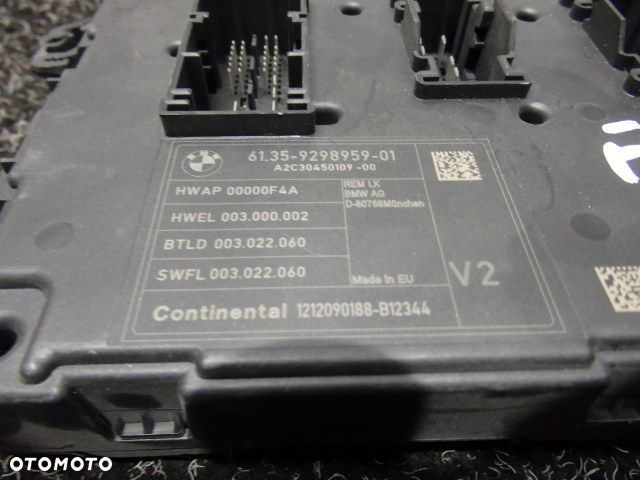 BMW F30 F31 MODUŁ STEROWNK REM 9298959 RAF-AUTO CZĘŚCI BMW - 2