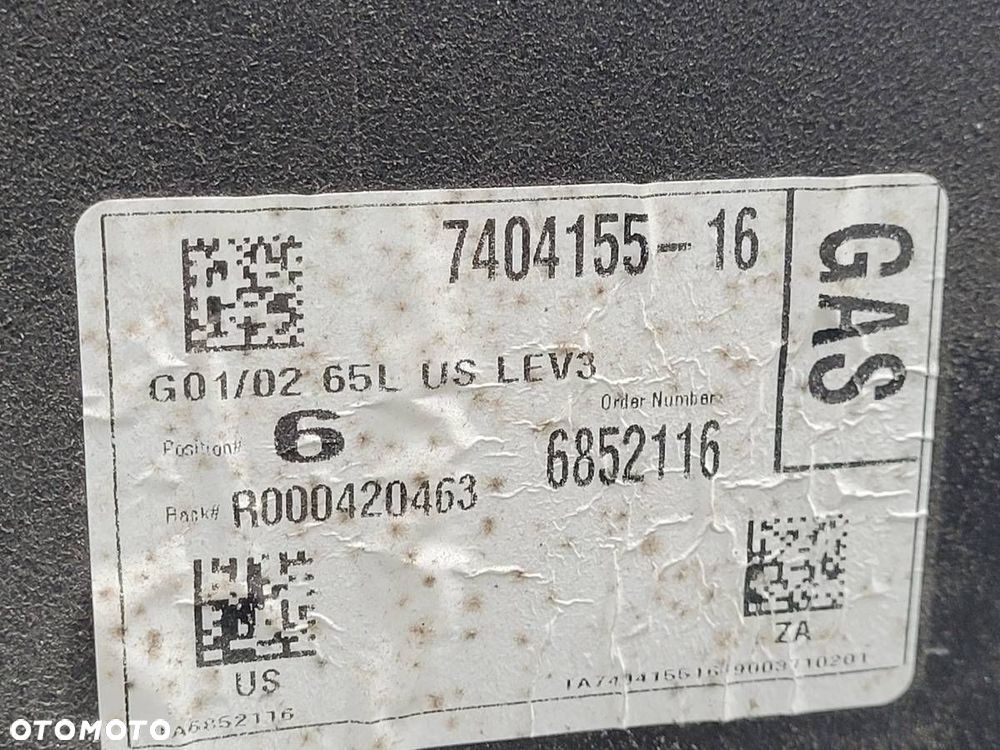ZBIORNIK PALIWA BAK POMPA WLEW 2.0 B 251 BMW X3 G01 7404155 - 10