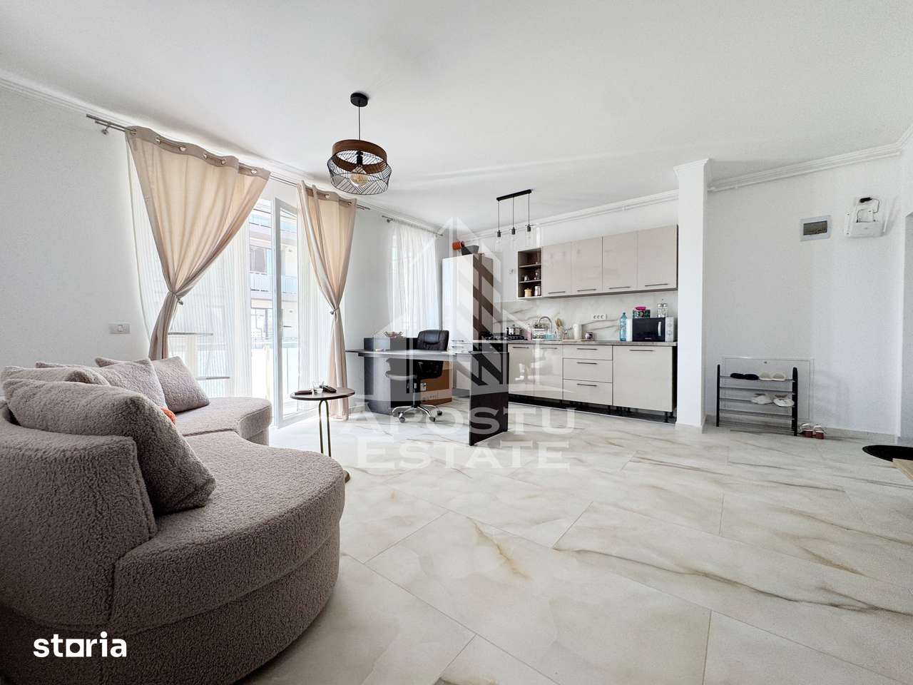 Apartament 2 camere de vanzare 48mp utili + 7mp terasa, Giroc — fotografia 3