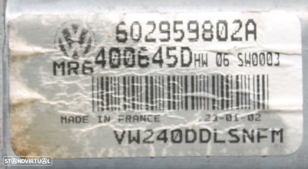 MOTOR ELEVATÓRIO DO VIDRO DIANTEIRO ESQUERDO VW POLO - 4