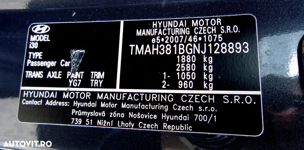 Hyundai i30 1.0 T-GDI 48V-Hybrid DCT N-Line - 37