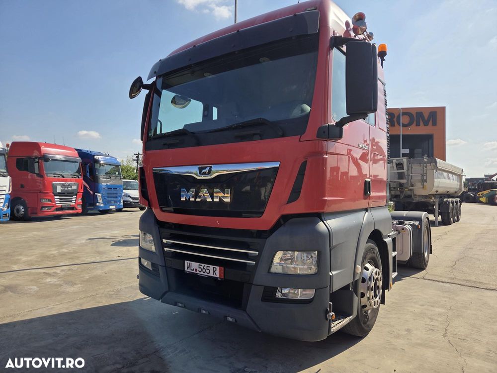 MAN TGX 18.500 4x2, 2018, 485.044km, rulata in GERMANIA, Carte identitateRAR, KIT BASCULARE, FULL OPTION, cutie automata+intarder, frigider, Aer cond STATIONARE, jante Aluminiu, anv 80% ok, rez aluminiu, posibilitate leasing 2 ani-PROMOTIE 21.900 Eur+Tva - 1