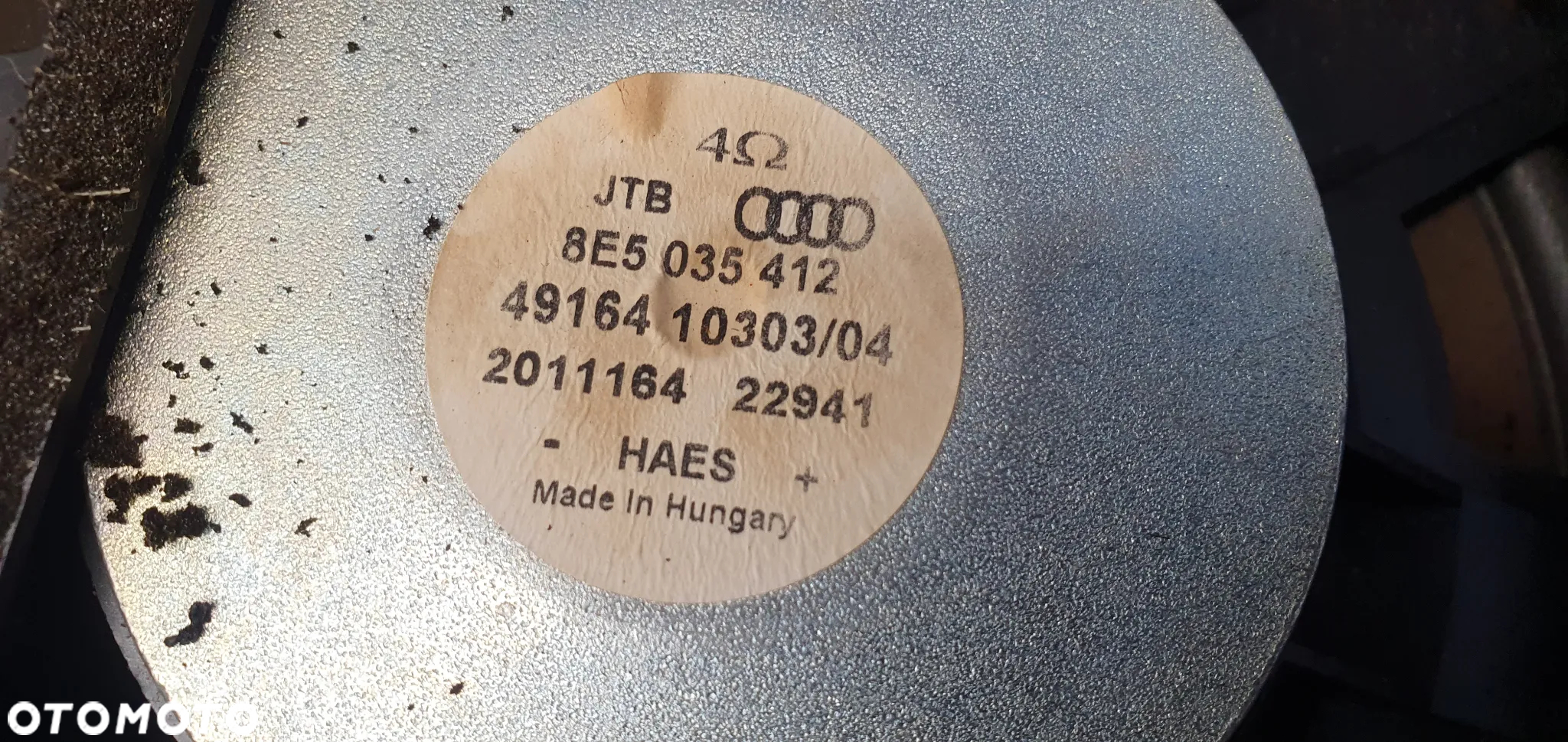 Głośnik basowy subwoofer Audi A4 B6 8E5035412 - 6