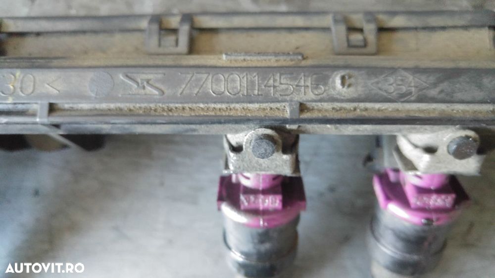 rampa cu injectoare 1.2 benz d7f renault twingo clio 1 clio 2 873774 7700114546 - 2