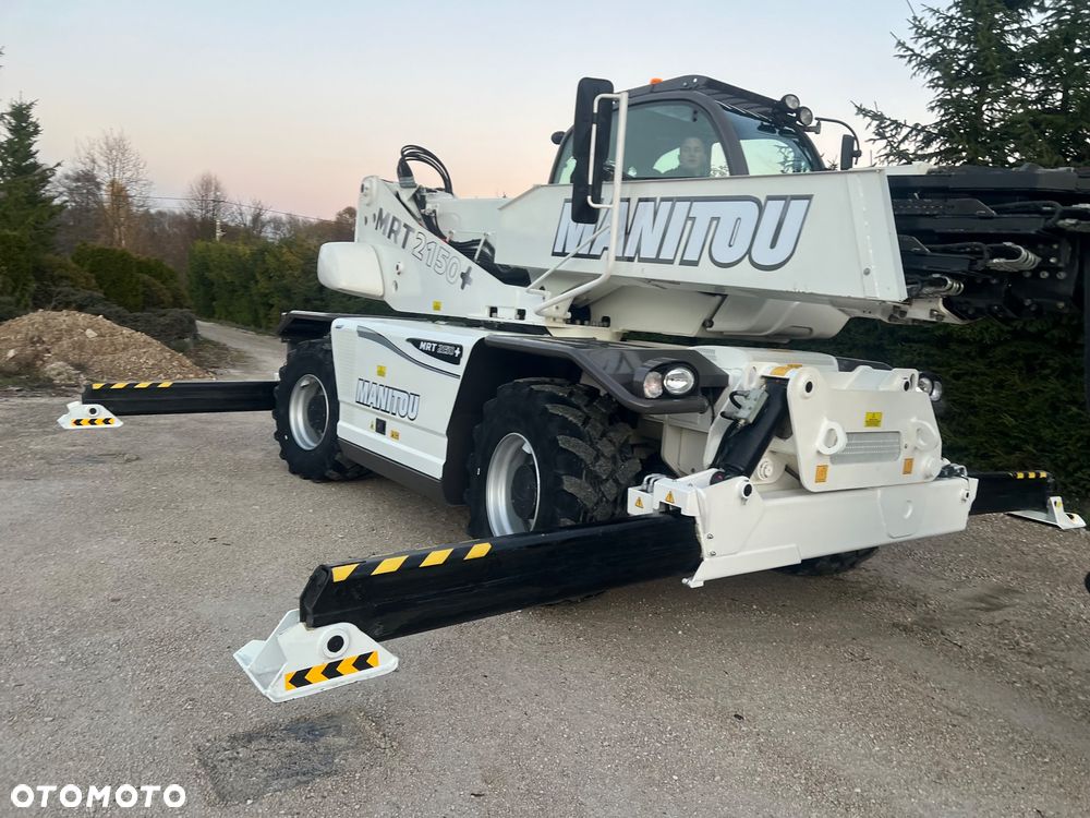 Manitou Ładowarka teleskopowa Manitou Mrt 2150 + Privilage Roto obrotowa 360 Pilot sterowanie radiowe Kosz Widły 2016/17 1840 2550 2540 silnik Mercedes 2150+ Merlo - 37
