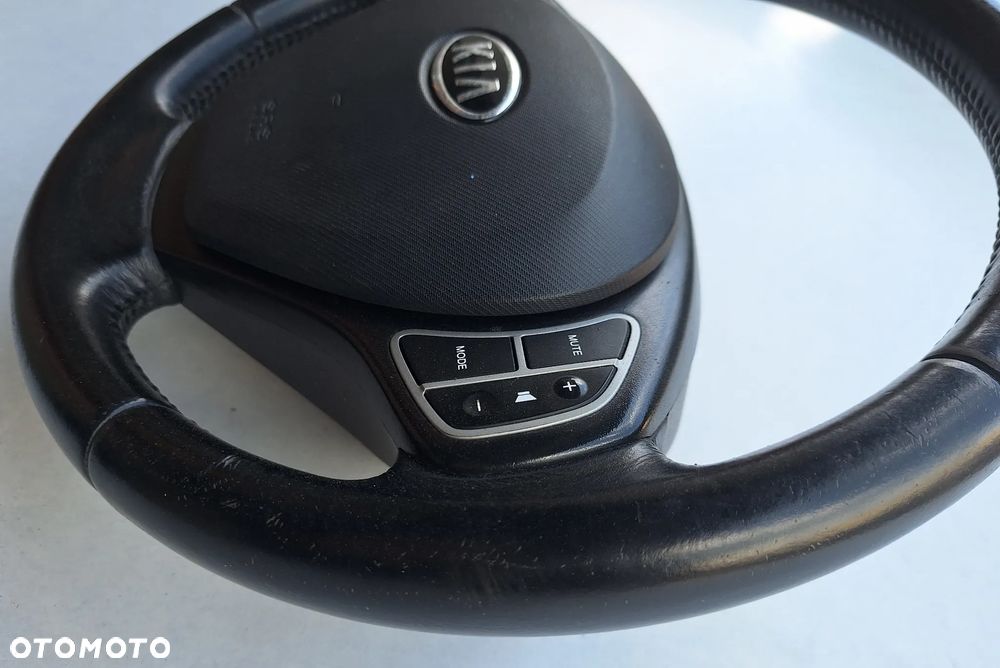 KIEROWNICA CZARNA SKÓRA , MULTIFUNKCJA ,AIRBAG - KIA CEED I-2008 ROK - 5