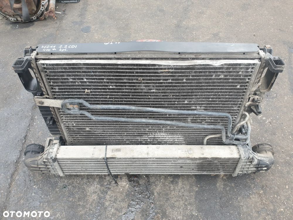 KOMPLET CHŁODNIC MERCEDES KLASA E W211 2.2 CDI - 1