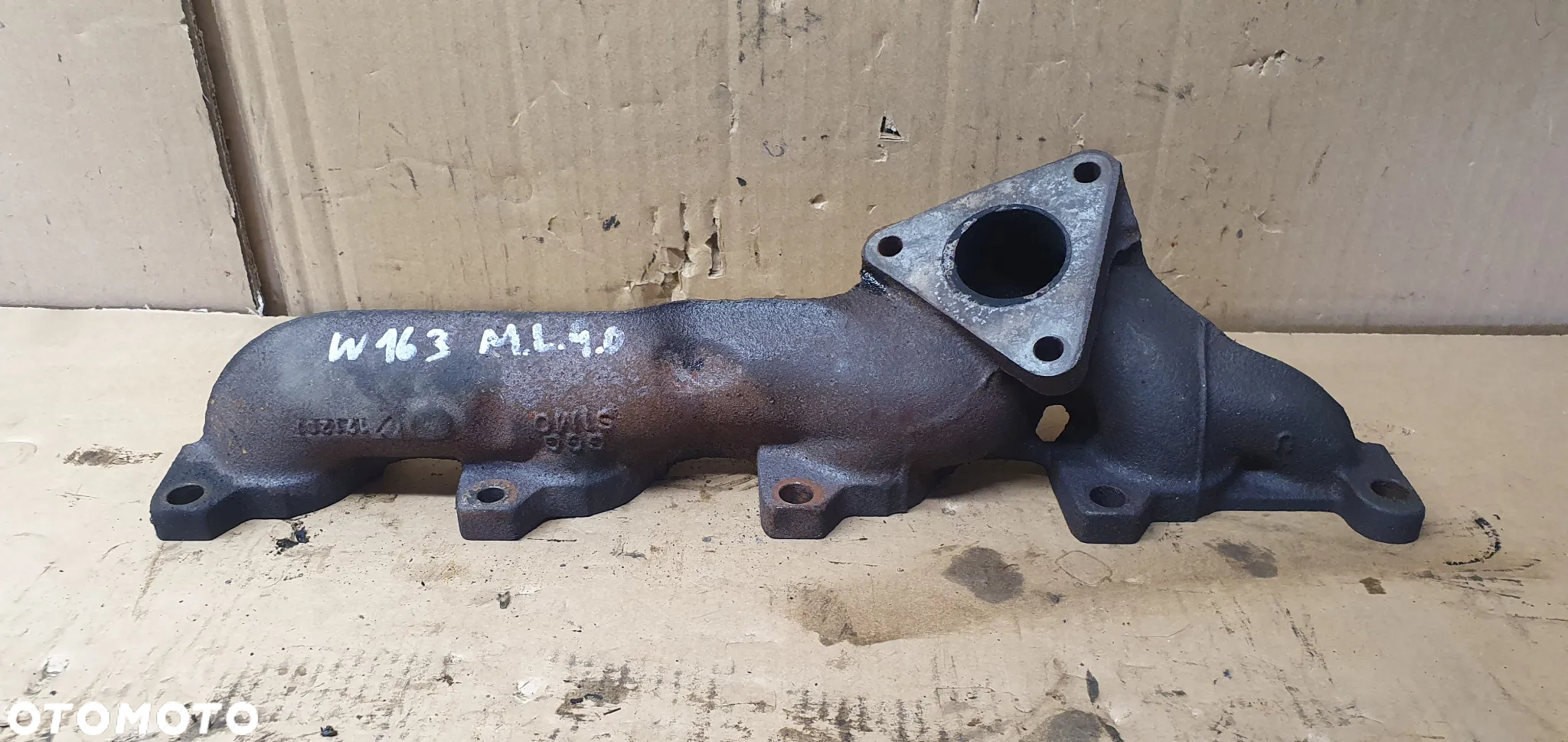 Kolektor wydechowy Mercedes ML W163 4.0 CDI 6281420001 - 3